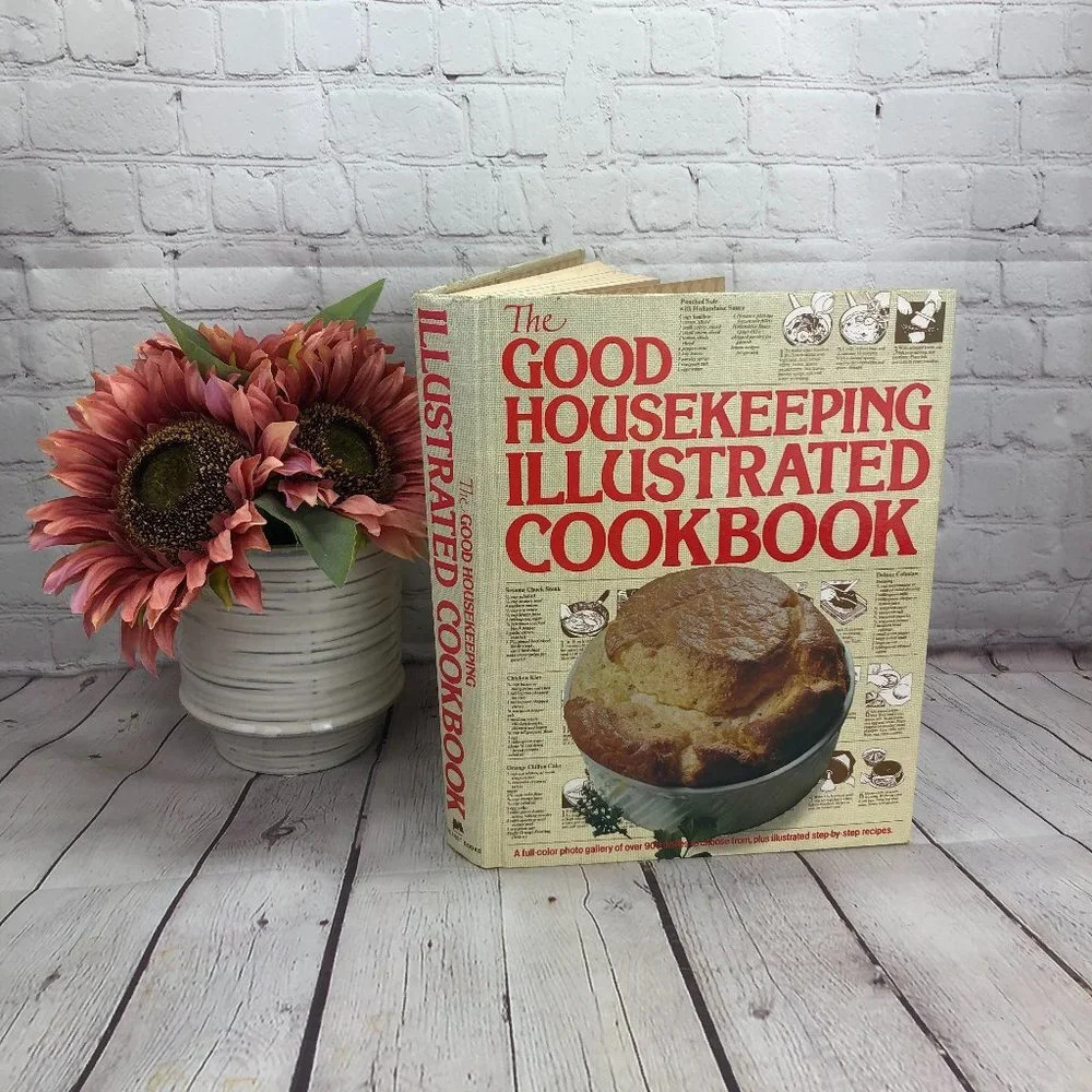 vintage good Housekeeping's illustrated cookbook 1980 cottagecore